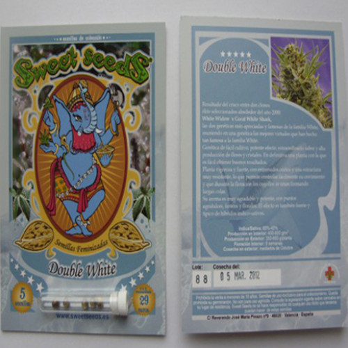 Double White Feminised насіння конопель: фото, характеристики, відгуки, опис