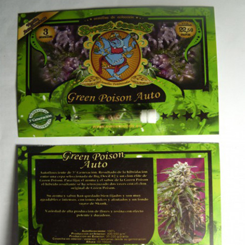 Auto Green Poison Feminised насіння конопель: фото, характеристики, відгуки, опис