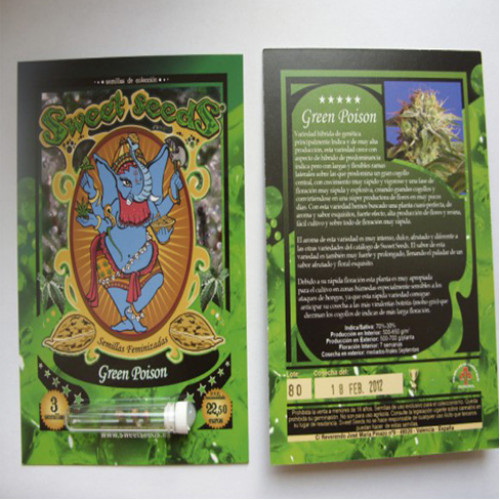 Green Poison Feminised насіння конопель: фото, характеристики, відгуки, опис Green Poison Feminised насіння конопель: фото, характеристики, відгуки, опис